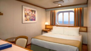 サファイア・プリンセス 海側（一部視界が遮られます） 17～19m² プリンセス・スタンダード（1）